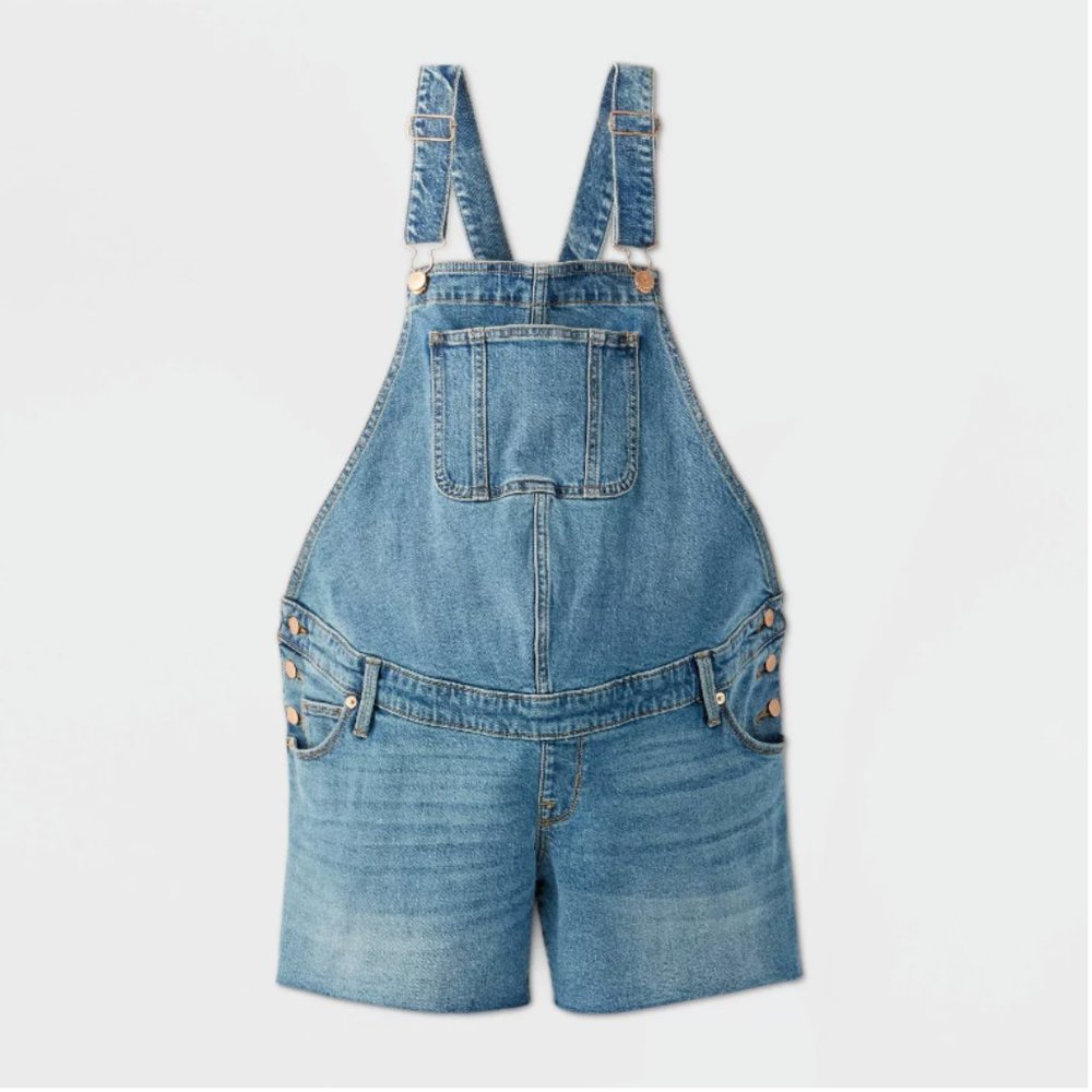 Distressed Sleeveless Denim Suspender Overalls